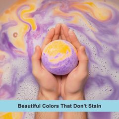 Aqua Elegante fizzing action demonstrating bath bomb release