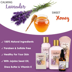 Aqua Elegante Honey Lavender Body Lotion nourishes dry skin with rich hydration.