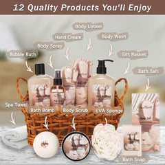 Aqua Elegante Spa Basket Bubble Bath with luxurious foaming soak.