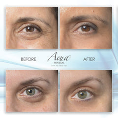 Aqua Mineral Dead Sea Water ingredient emphasizes mineral-rich hydration.