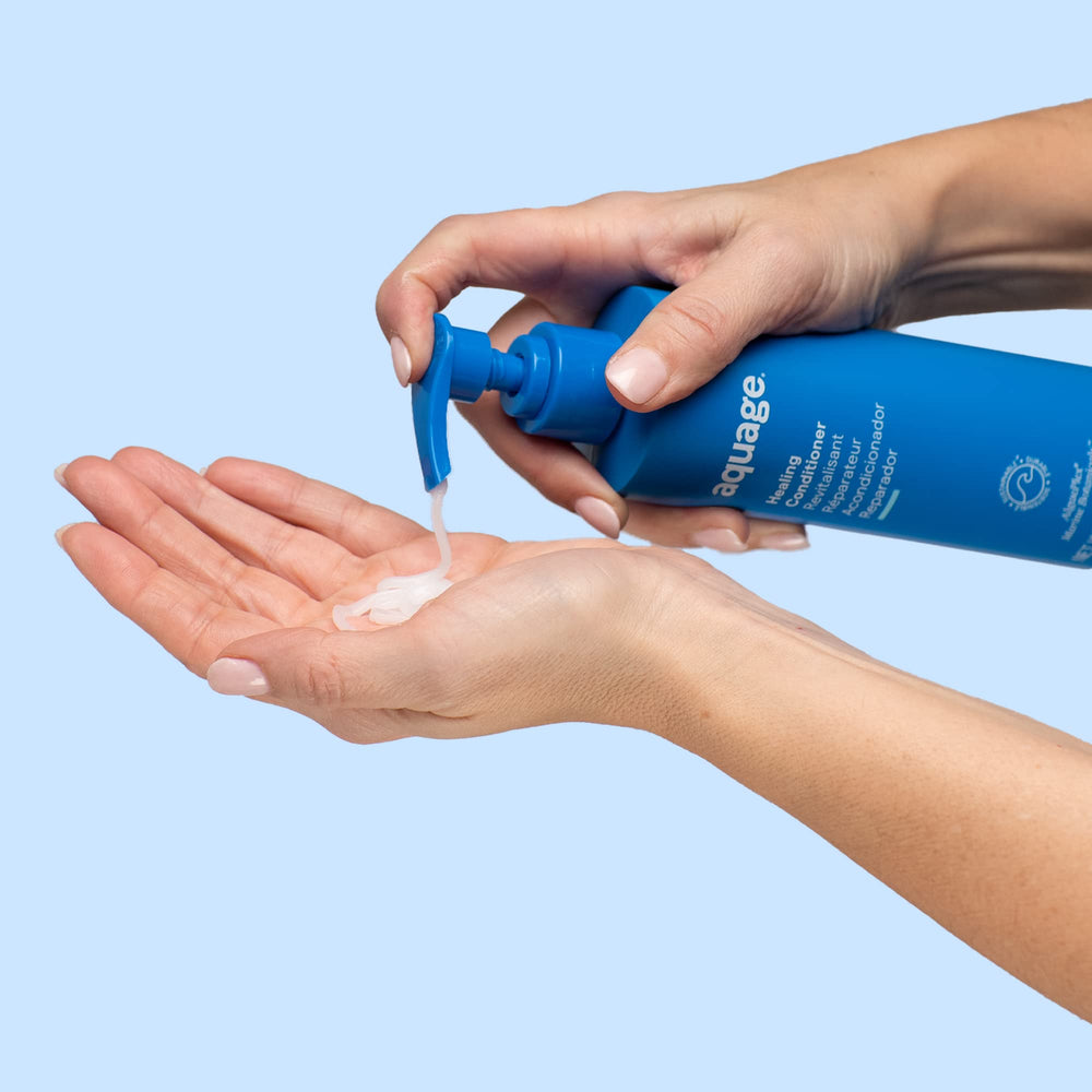 Aquage Healing Conditioner luxurious texture hinting at deep hydration