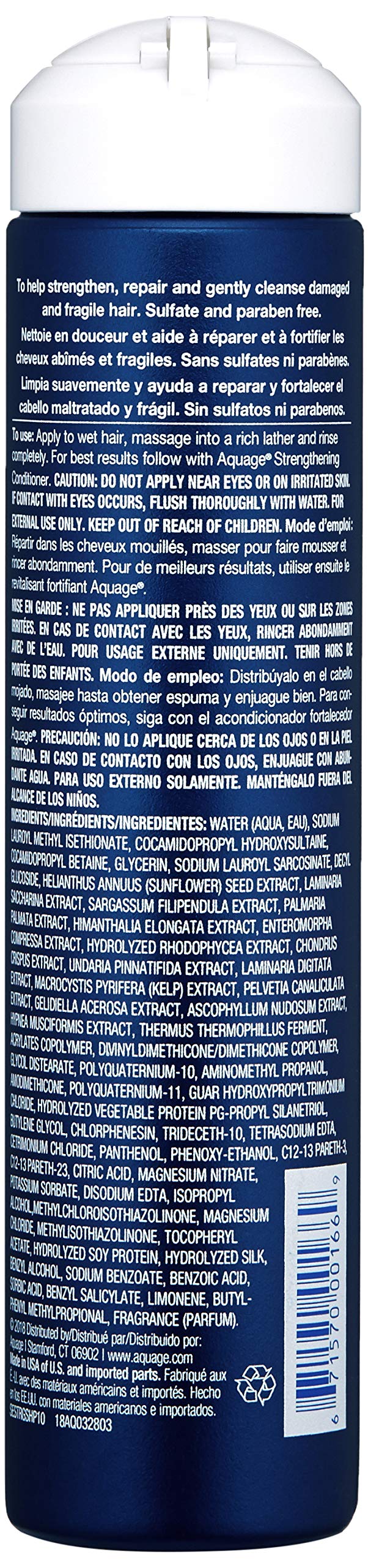 Aquage SeaExtend lather delivers luxurious cleanse with color protection