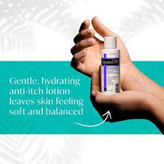 Aquanil HC Lotion used on itchy skin for soothing relief