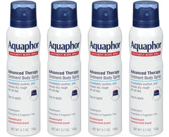Aquaphor Ointment Body Spray provides even, continuous coverage for arms and legs.