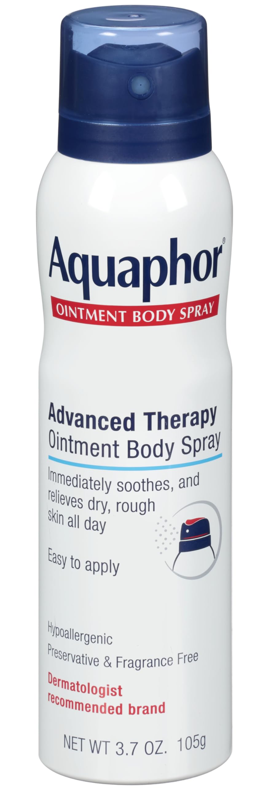 The upside-down spray design helps reach hard-to-reach areas with ease.