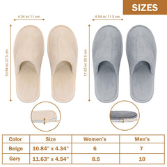 AQUEENLY men's large slippers suitable for sizes 7–10 with a closed-toe design.