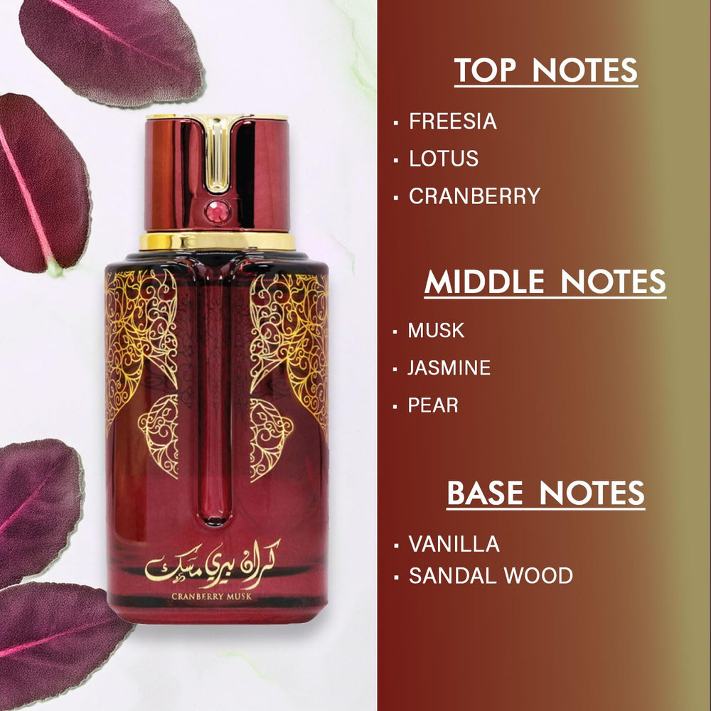ARABIYAT Prestige Cranberry spray action, easy mist for daytime freshness