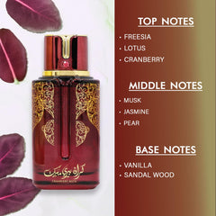 ARABIYAT Prestige Cranberry spray action, easy mist for daytime freshness
