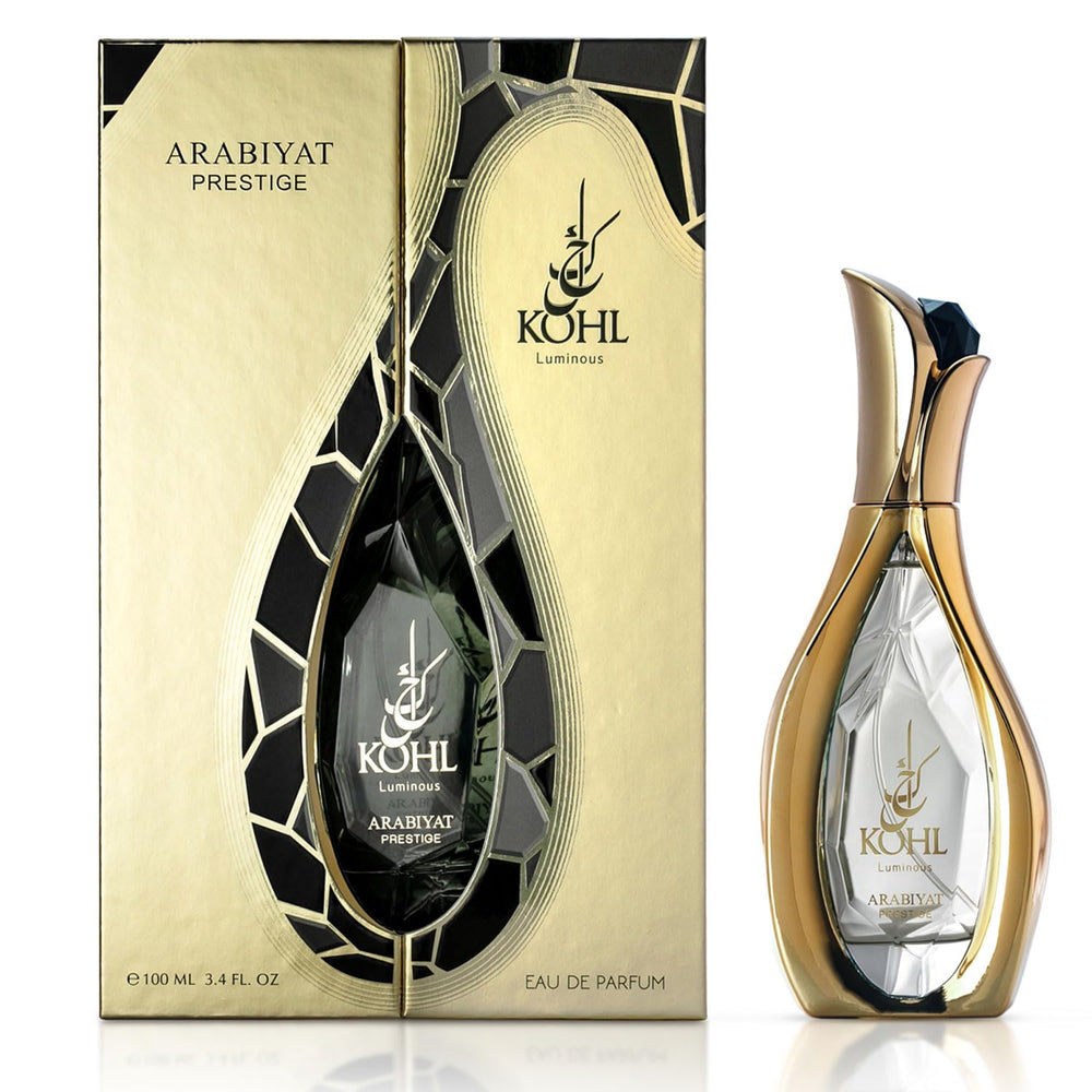 ARABIYAT Prestige Kohl Luminous bottle front view for daily elegance.