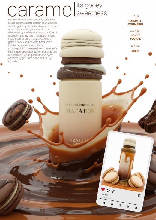 Bottle resting on vanilla surface suggests soft sweetness and comforting charm.