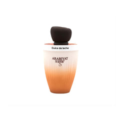 Close up of Arabiyat Sugar Dulce De Leche EDP cap highlighting premium packaging