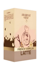 Arabiyat Sugar French Vanilla Latte on dresser evokes daytime grace and evening allure.