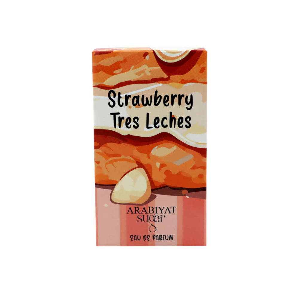 Arabiyat Sugar Strawberry Tres Leches gift box showcases playful gourmand branding.