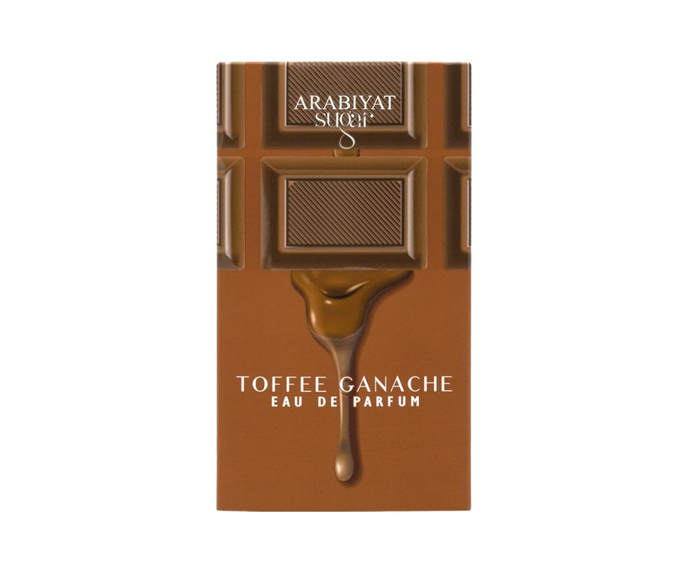 Arabiyat Sugar Toffee Ganache EDP bottle cap closeup highlighting warm toffee and spice
