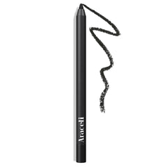 Araceli Beauty Gel Pencil Eyeliner close-up onyx black for bold, long-lasting definition.