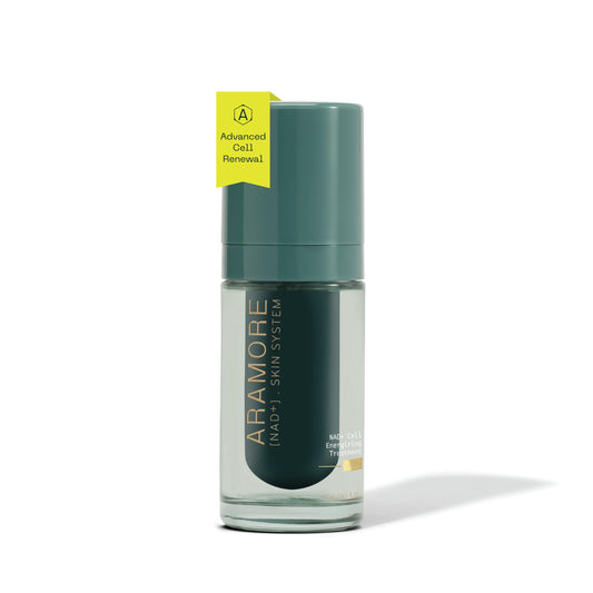 Aramore NAD+ Cell Energizing Treatment bottle for daily anti aging care