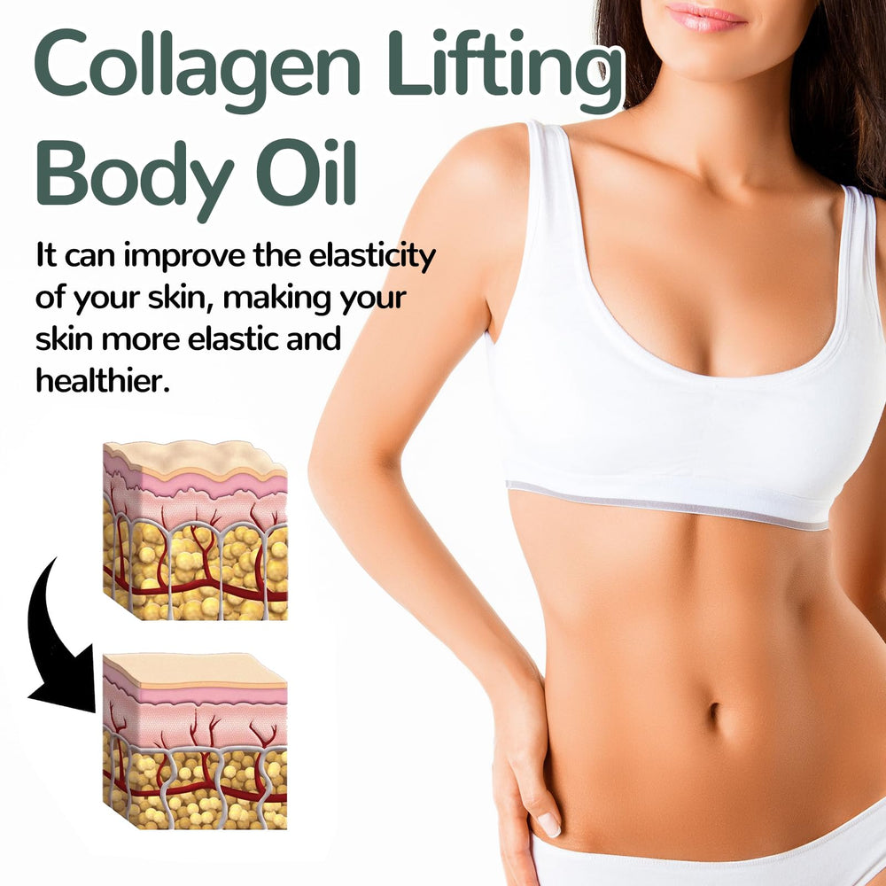 ARANYA Collagen Lifting Body Oil silky texture on skin enhances moisture