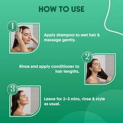 Aravi Organic Rosemary anti-hairfall banner suggesting reduced shedding