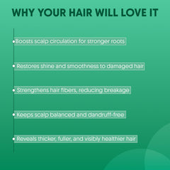 Aravi Organic Rosemary hair shine close-up showing natural luster