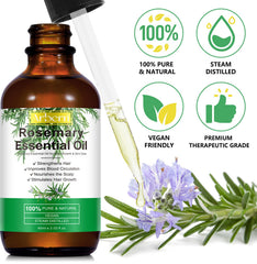 Arbcrn rosemary oil with dropper for precise skin and hair care.