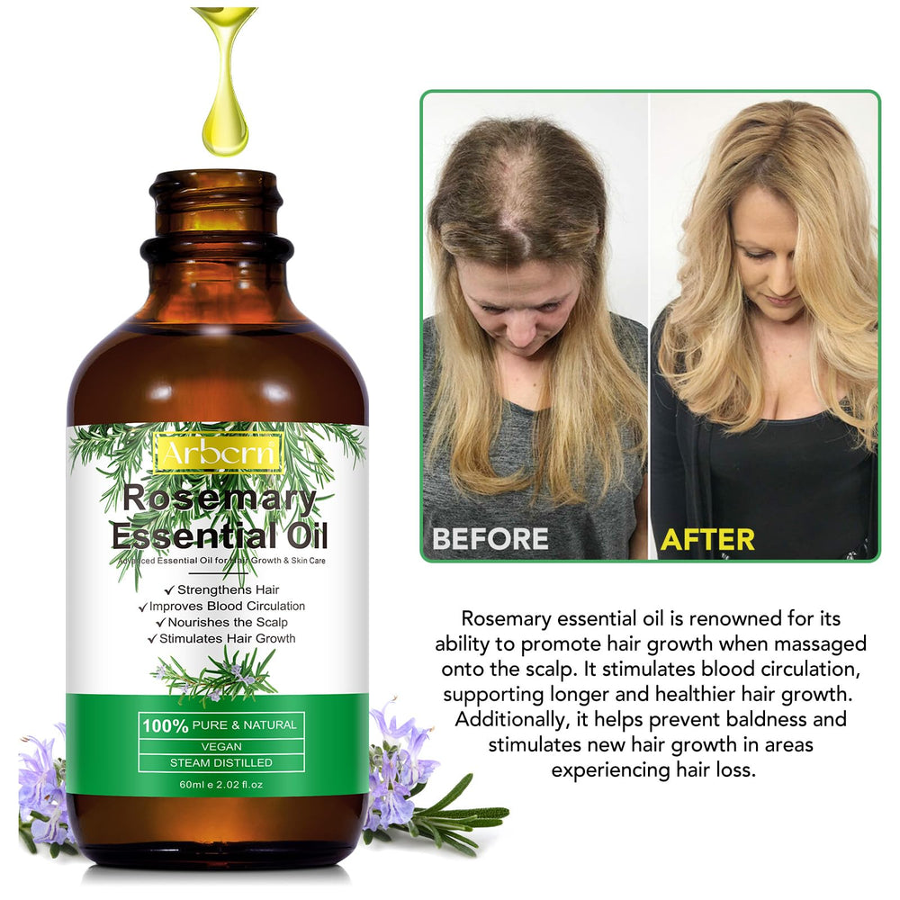 Arbcrn rosemary oil on skin showing easy application.
