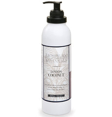 Archipelago Botanicals Coconut Moisturizer bottle on display for daily hydration.