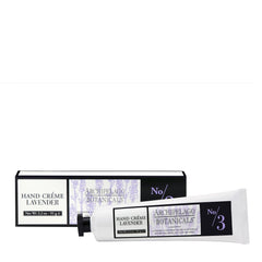 Archipelago Lavender Hand Crème bottle for premium hydration on dry hands.