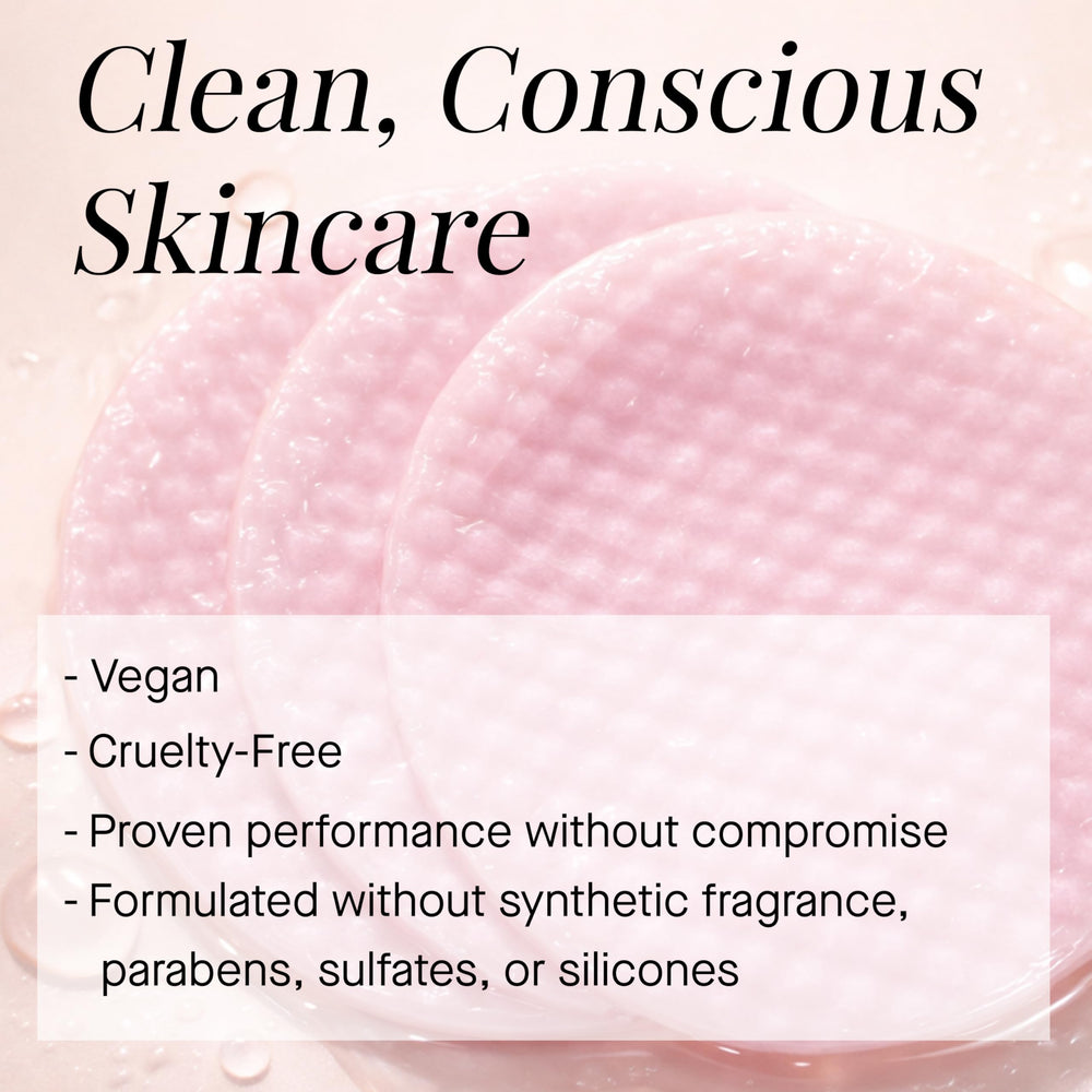 ARCONA Raspberry Clarifying Pads 1 percent salicylic acid for gentle exfoliation