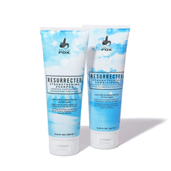 ARCTIC FOX Resurrected shampoo bottle highlights strengthening formula for healthier-looking hair.