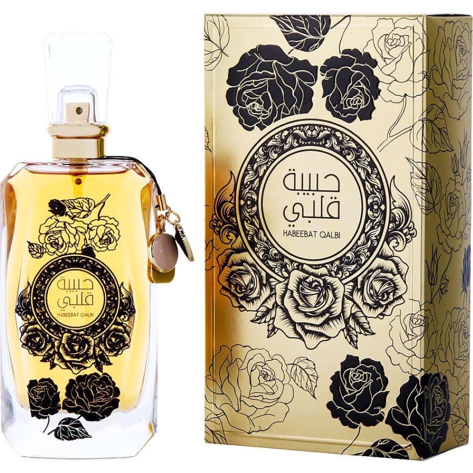 Ard-Al Zaafaran Habeebat Qalbi gift box suggests a thoughtful fragrance gift.