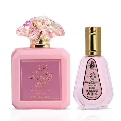 Ard al Zaafaran Pink Blush bottle front shows a bright fruity opening