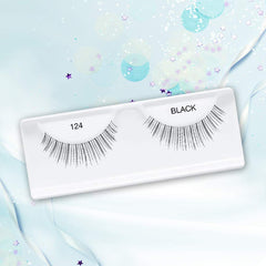 Ardell 100% human hair lashes offer comfortable, reusable wear.