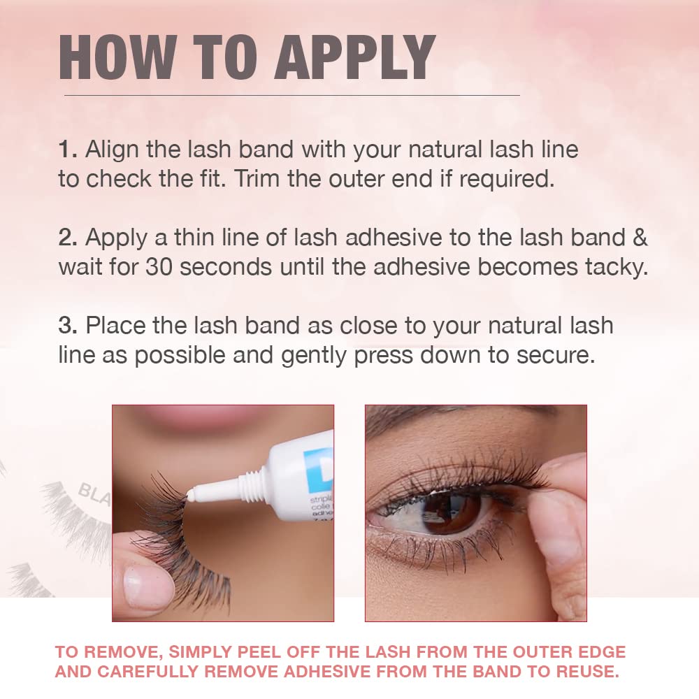 Ardell Demi Wispies reusable lashes suitable for multiple uses
