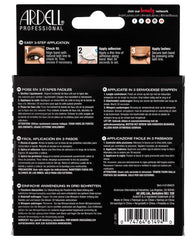 Ardell Demi Wispies natural-look lashes catch light for a subtle glow.
