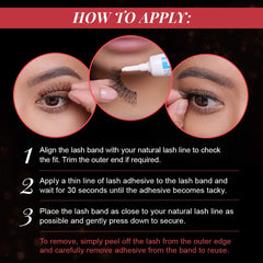 Ardell Faux Mink Demi Wispies easy application for beginners