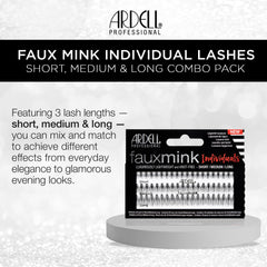 Ardell Faux Mink DIY Lash Clusters short length—ideal for subtle everyday volume.
