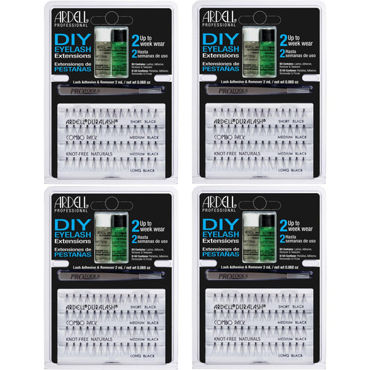 Ardell Lash DIY Extension Kit four-pack collection on display for at-home lash upgrades and styling.
