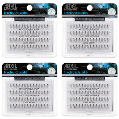 Ardell Long Individuals brown lash clusters close-up for natural, lightweight volume.