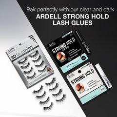Ardell luxurious faux mink fibers feel soft and durable on lashes
