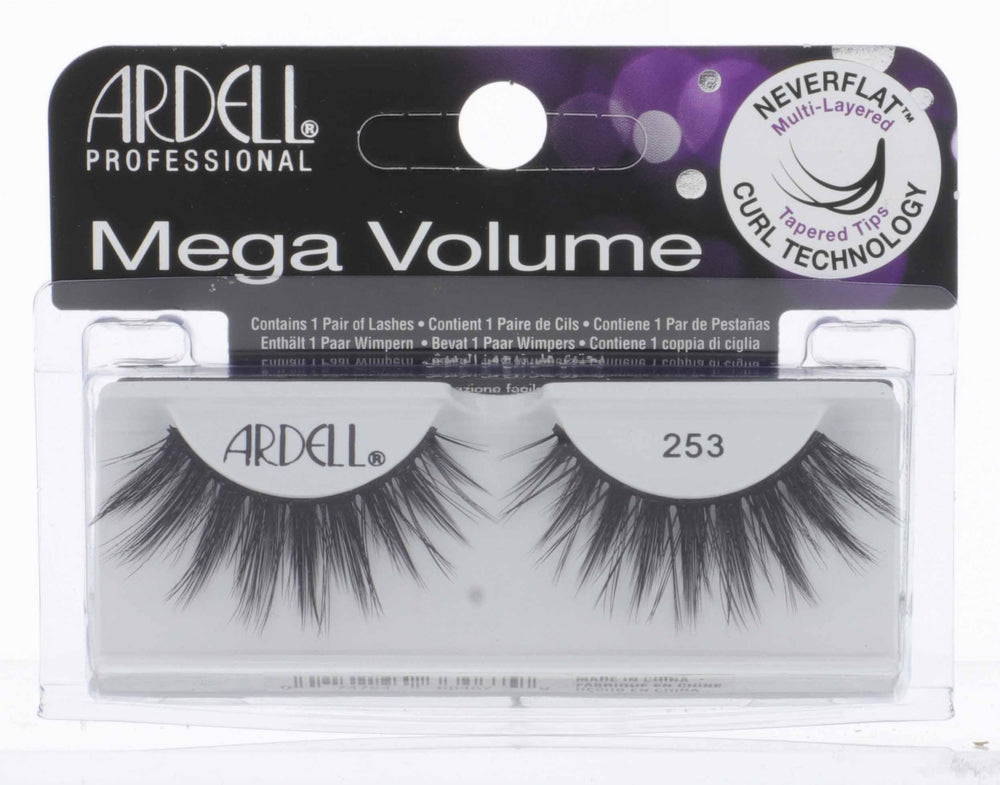 Ardell Mega Volume Lash 253 cluster flare effect for dramatic eyes