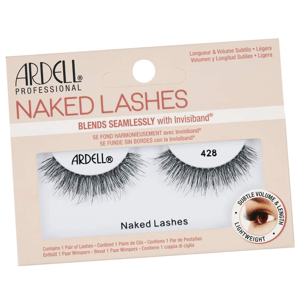 Ardell Naked Lashes 428 offer comfortable, seamless lash line for all-day confidence