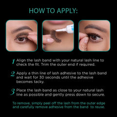 Ardell Natural Lashes 124 are easy to apply and remove.