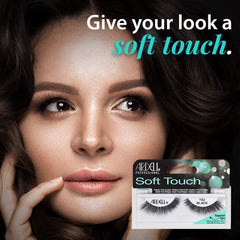 Close-up view of Ardell Soft Touch 152 lashes for easy application.