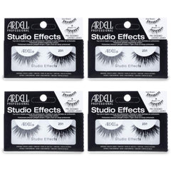 Ardell Studio Effects 231 lashes deliver dramatic volume for bold eye looks.