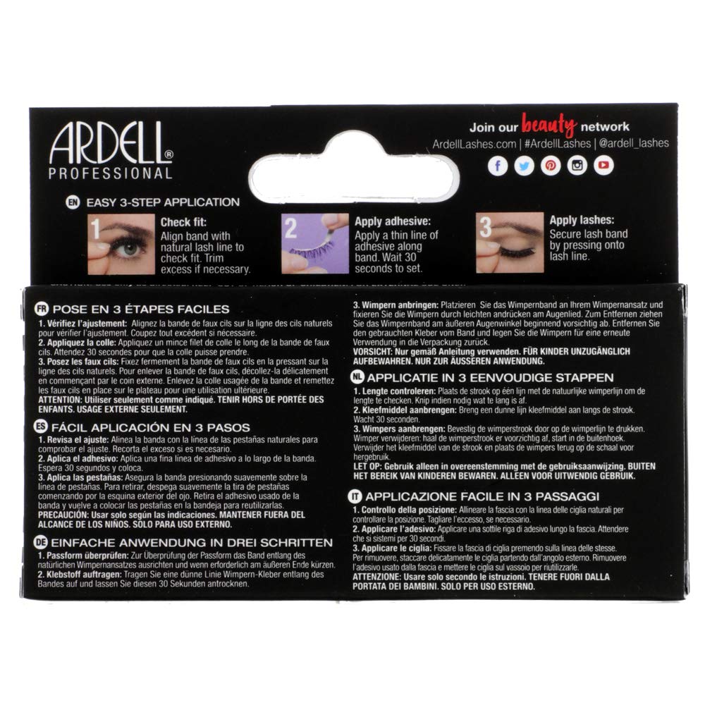 Ardell Studio Effects Lashes 230 reusable pack ideal for multiple wears.