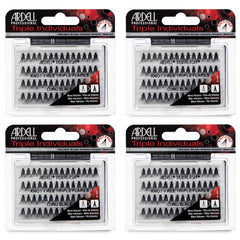 Ardell Triple Individual Lashes four-pack box showing voluminous extensions for dramatic eyes