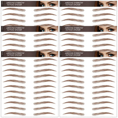Aresvns Tattoo Eyebrow 66 Pairs packaging shows the full kit for quick brow styling.