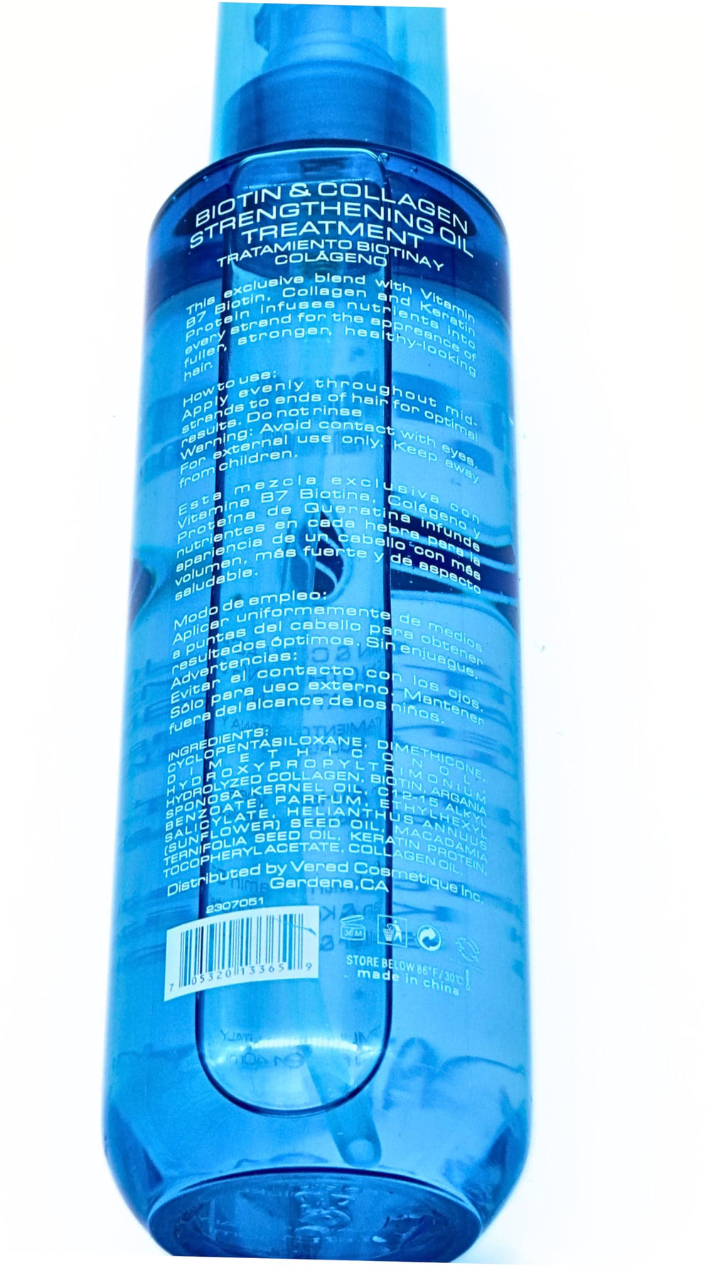 Argan Oil From Morocco close-up on hair with radiant shine and vitality