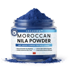 Argaviva Moroccan Nila Powder packaging ready for at home spa rituals