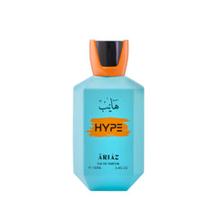 ARIAZ Hype bottle on dresser, everyday freshness ready to go